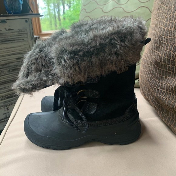 NEW Khombu Slope Winter Boots in Black Size 6 - Picture 5 of 8